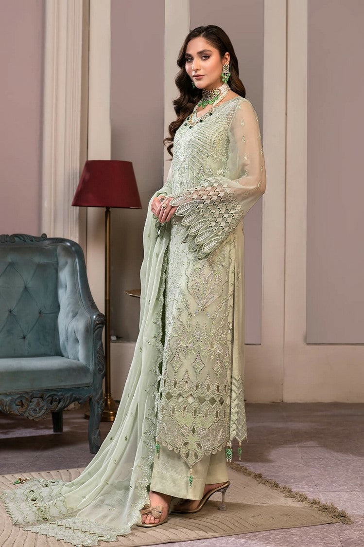 Picture of Janique - JJ Embelished Luxury Chiffon Collection Vol 3 - D 022 - Unstitched - Available at Raja Sahib