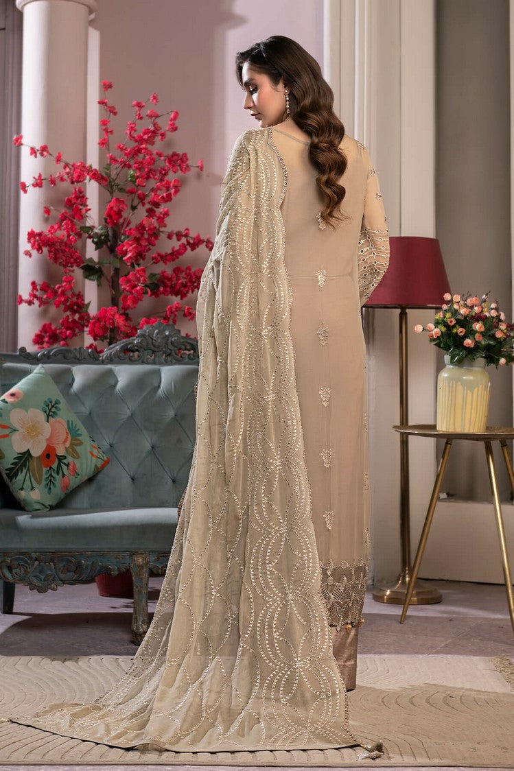 Picture of Janique - JJ Embelished Luxury Chiffon Collection Vol 3 - D 028 - Unstitched - Available at Raja Sahib