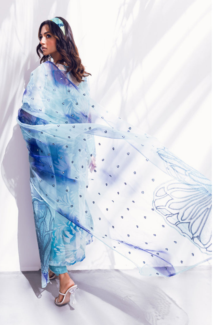 Picture of <!--sf-->Nureh - NU2 132 Cosmos Ballerina Embroidered & Embellished Chiffon Collection - Available at Raja Sahib