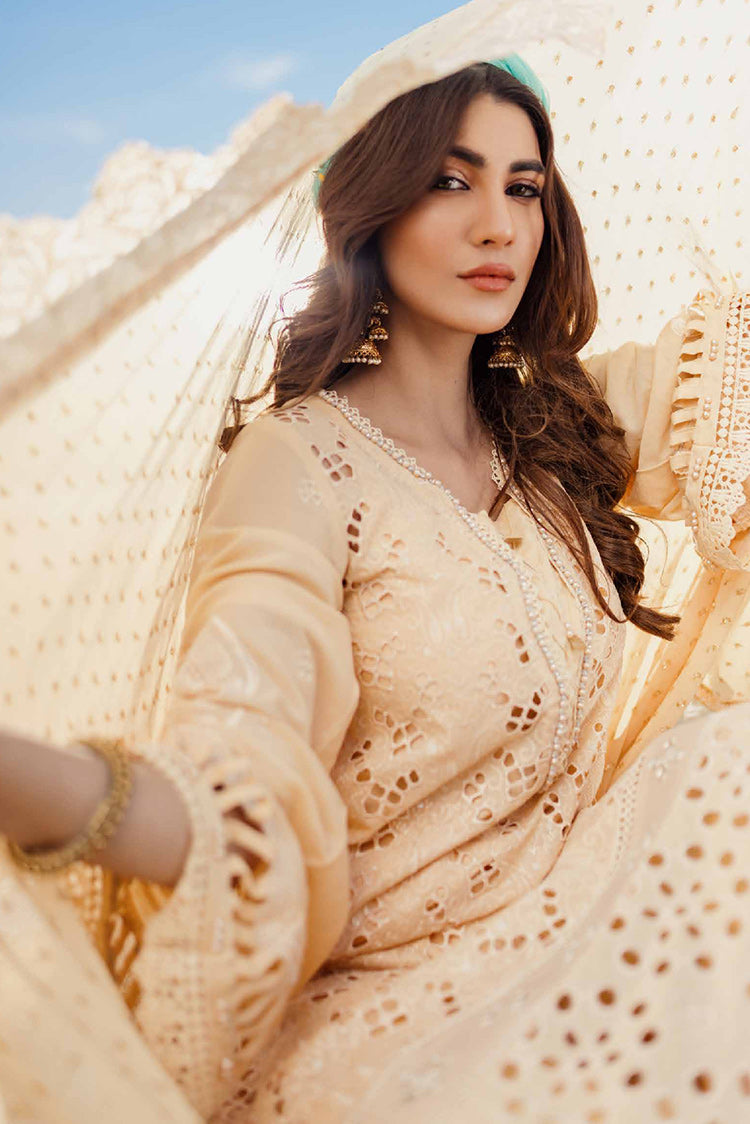 Picture of <!--rv-->Nureh - NE 74 FEROCE Sehra Embroidered Swiss Lawn Collection - Available at Raja Sahib