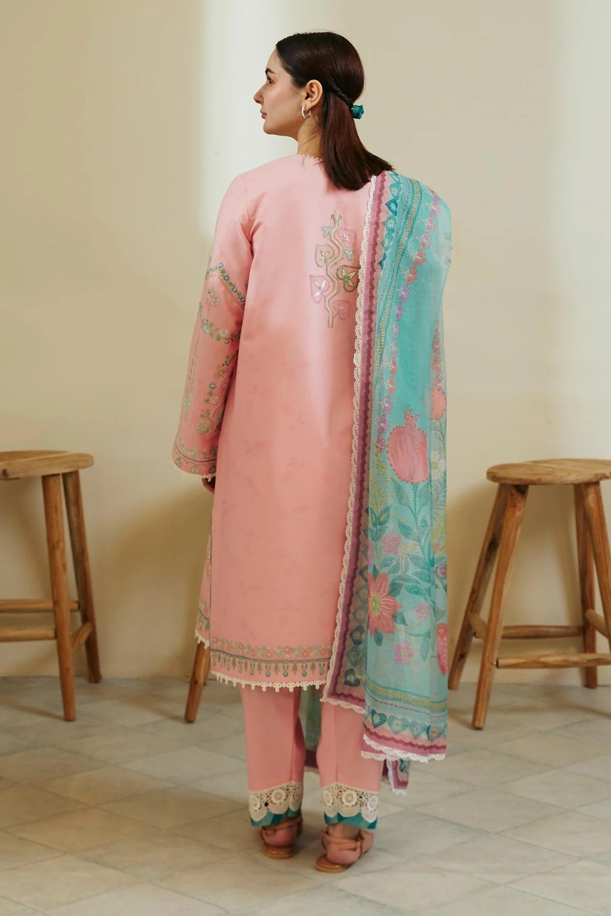 Picture of Zara Shahjahan - 8A ZOYA Coco Embroidered Lawn Collection - Available at Raja Sahib