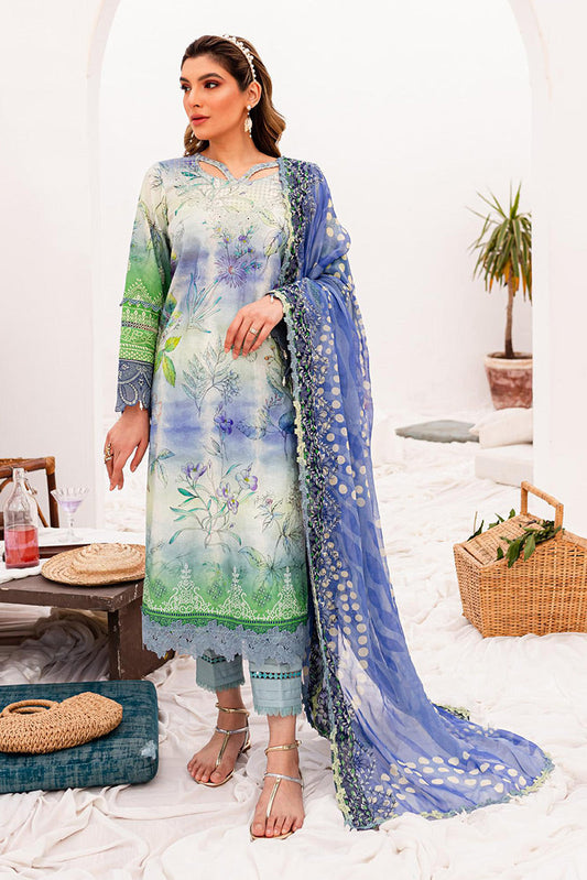 Picture of <!--rj-->Nureh - NSG 147 Gardenia Embroidered Chikankari Lawn Collection Vol 1 - Available at Raja Sahib