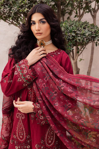 Picture of Iznik - DL 01 Gossamer Dahlia Embroidered Lawn Collection - Available at Raja Sahib