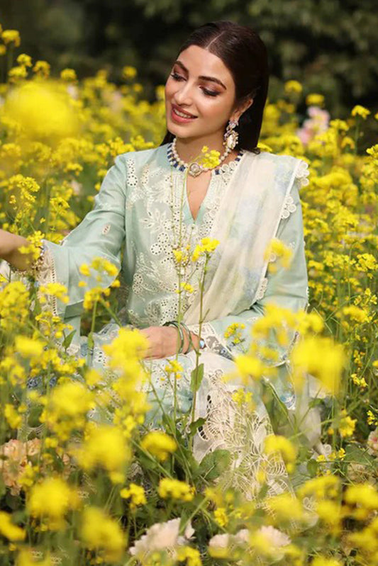 Picture of Kahf - KFL 01 Tabir Festive Lawn Collection - Available at Raja Sahib