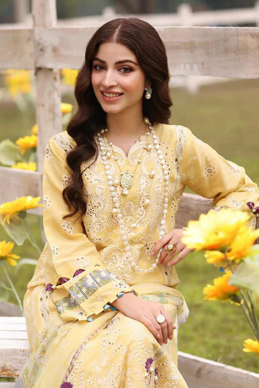 Picture of Kahf - KFL 05 Sahar Festive Lawn Collection - Available at Raja Sahib