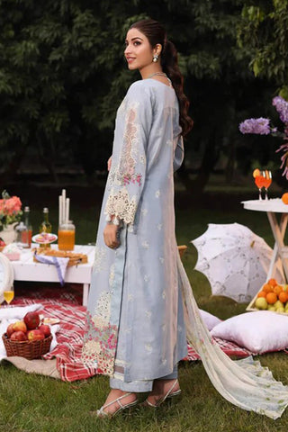 Picture of Kahf - KFL 08A Firuze Festive Lawn Collection - Available at Raja Sahib