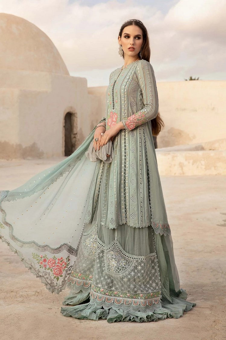 Picture of Maria B - Design 12B Voyage A Luxe Tunisia Luxury Lawn Collection - Available at Raja Sahib