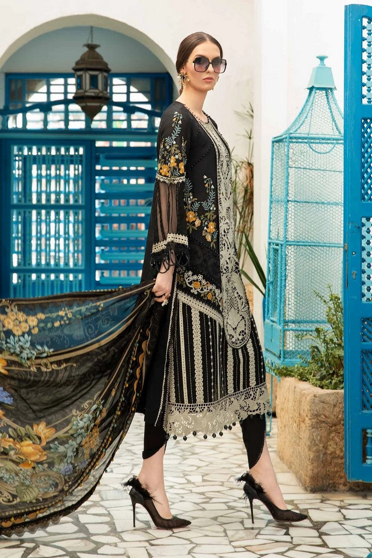 Picture of Maria B - Design 15B Voyage A Luxe Tunisia Luxury Lawn Collection - Available at Raja Sahib