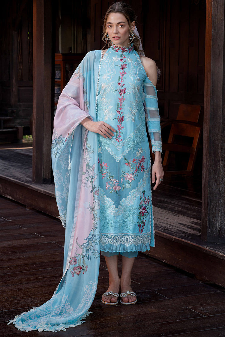 Picture of <!--aej-->Asifa & Nabeel - UTOPIA (RRL 01) Rosemary & Ruffles Luxury Lawn Collection - Available at Raja Sahib