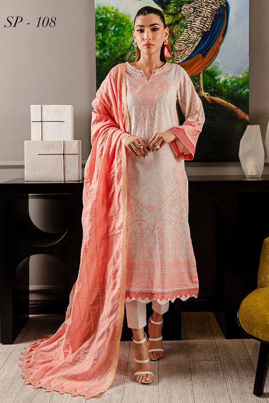 Picture of <!--qf-->Nureh - SP 108 Signature Prints Printed Lawn Collection Vol 3 - Available at Raja Sahib