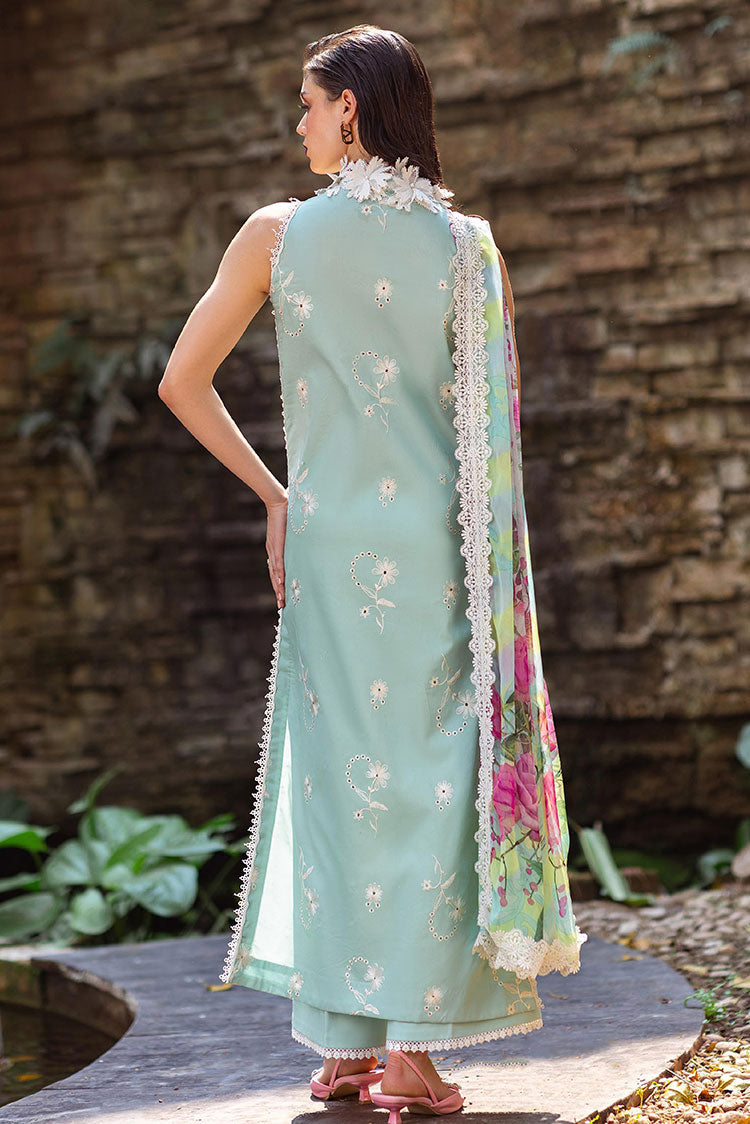 Picture of Roheenaz - RNZ 08B Zinnia Dahlia Embroidered Lawn Collection - Available at Raja Sahib