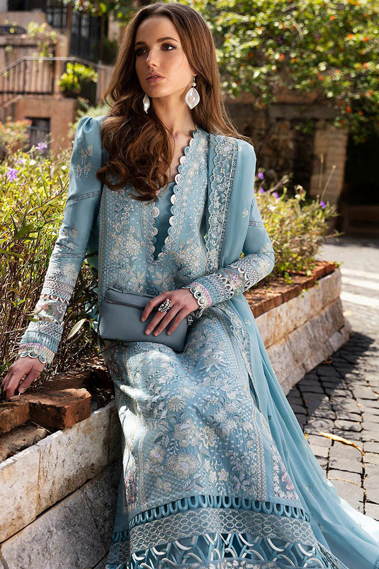 Picture of Republic Womenswear - Azure (D4-B) Ilana Eid Luxury Lawn Collection - Available at Raja Sahib