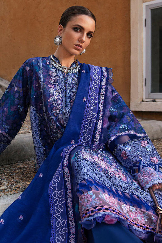 Picture of Republic Womenswear - Lûne (D5-A) Ilana Eid Luxury Lawn Collection - Available at Raja Sahib