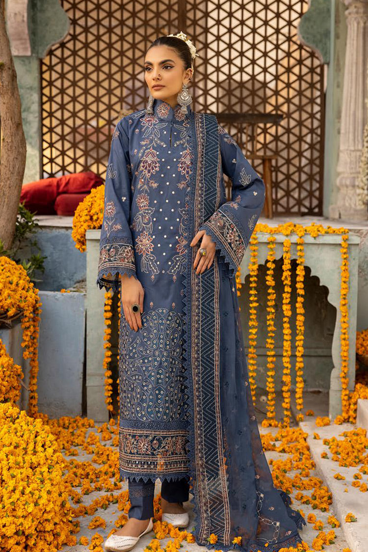 Picture of Shaista - Design 514 Supreme Premium Embroidered Lawn Collection - Available at Raja Sahib