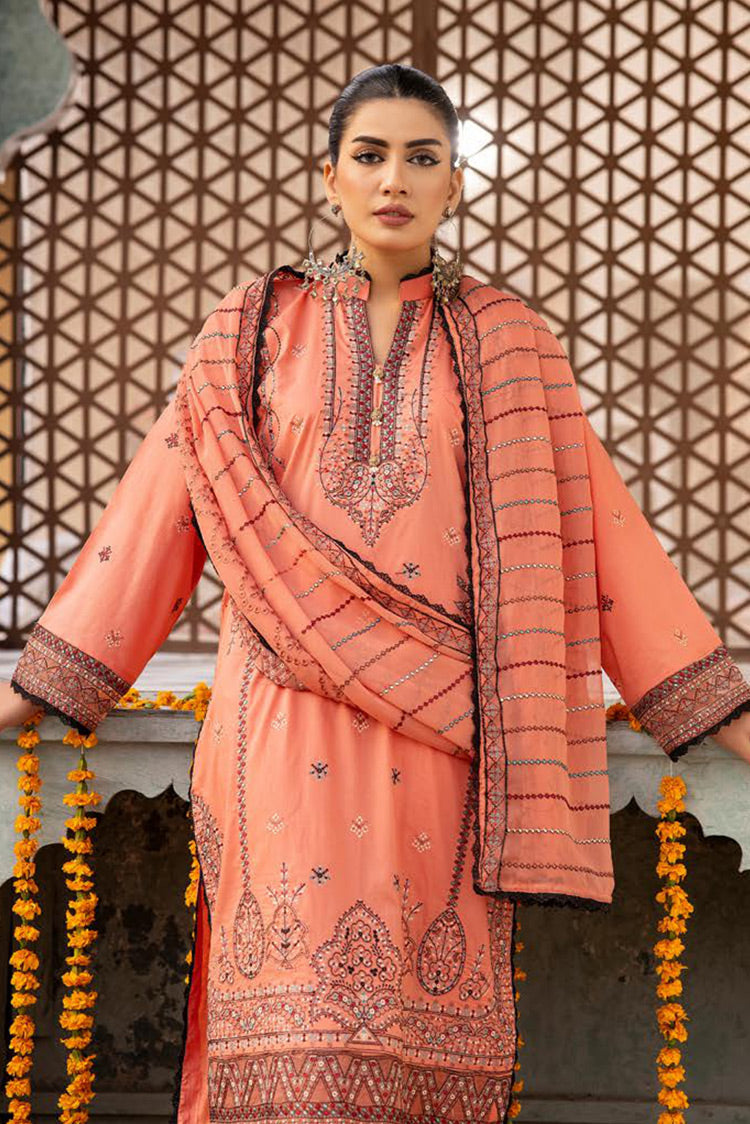 Picture of Shaista - Design 521 Supreme Premium Embroidered Lawn Collection - Available at Raja Sahib