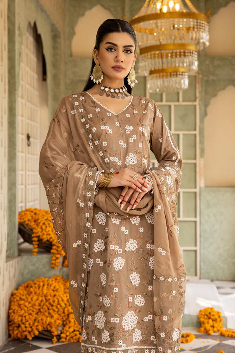 Picture of Shaista - Design 522 Supreme Premium Embroidered Lawn Collection - Available at Raja Sahib