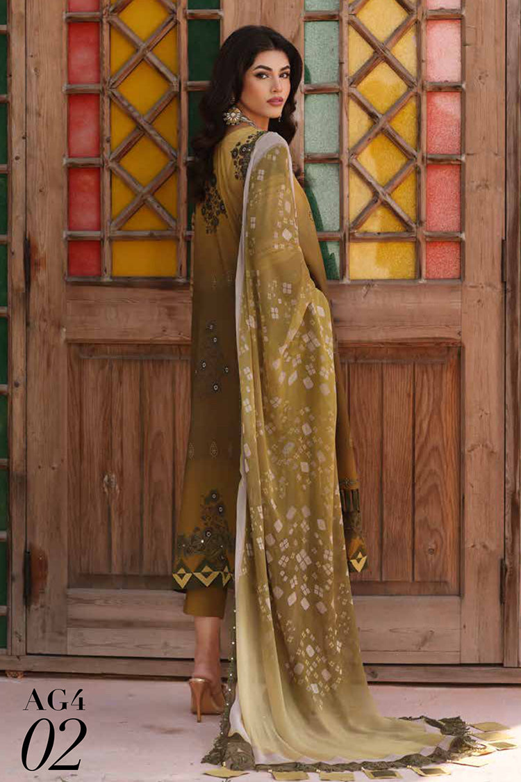 Picture of Charizma - AG4 02 Aghaz e Nou Embroidered Lawn Collection Vol 1 - Available at Raja Sahib