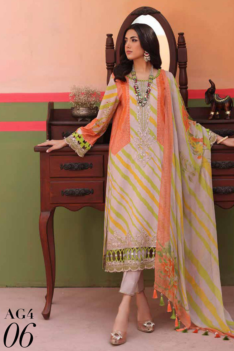 Picture of Charizma - AG4 06 Aghaz e Nou Embroidered Lawn Collection Vol 1 - Available at Raja Sahib