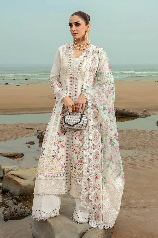 Picture of Saira Shakira by Crimson - Doves Song Cloud Saira Shakira Luxury Lawn Collection - Available at Raja Sahib