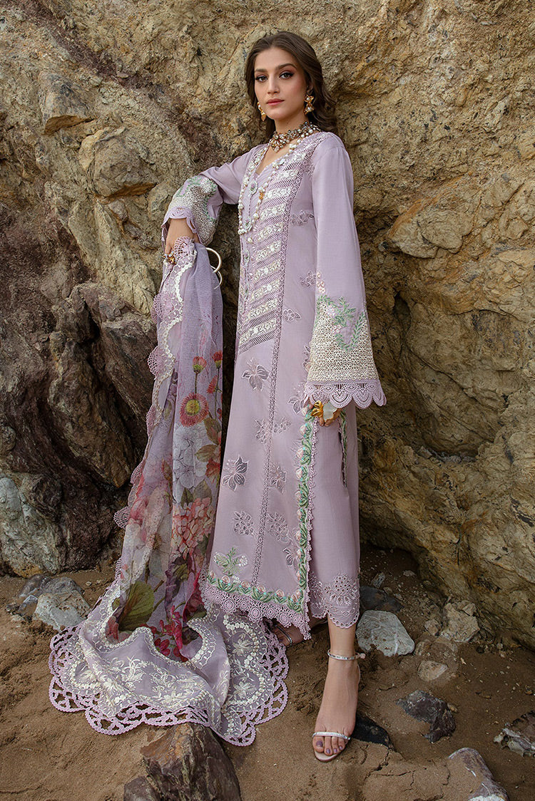 Picture of Saira Shakira by Crimson - Lillie de Jong Amethyst Saira Shakira Luxury Lawn Collection - Available at Raja Sahib