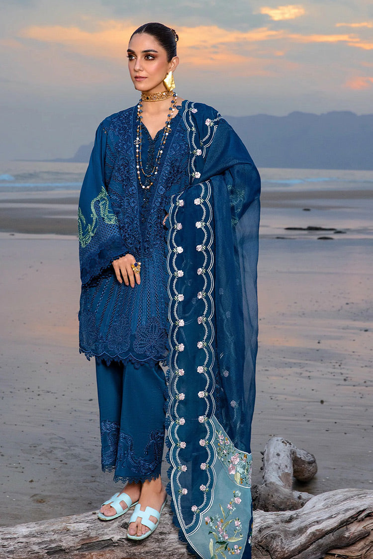 Picture of Saira Shakira by Crimson - Ulysses Midnight Saira Shakira Luxury Lawn Collection - Available at Raja Sahib