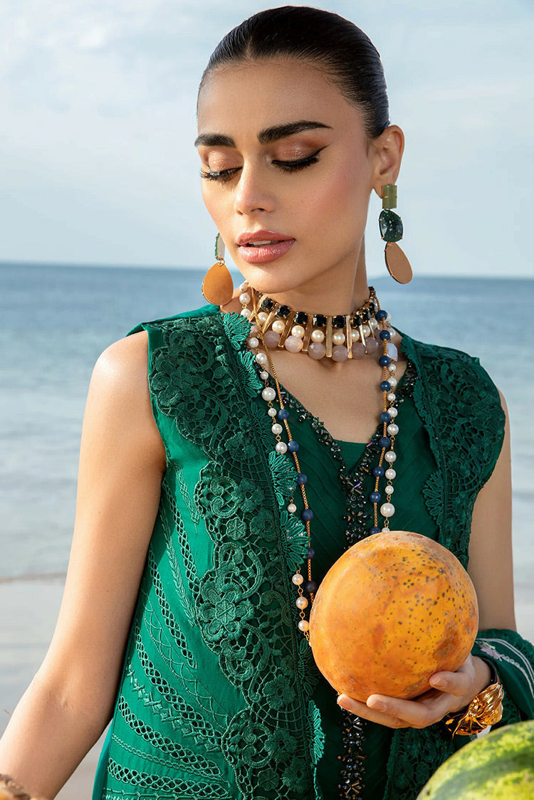 Picture of Saira Shakira by Crimson - Ulysses Seaweed Saira Shakira Luxury Lawn Collection - Available at Raja Sahib