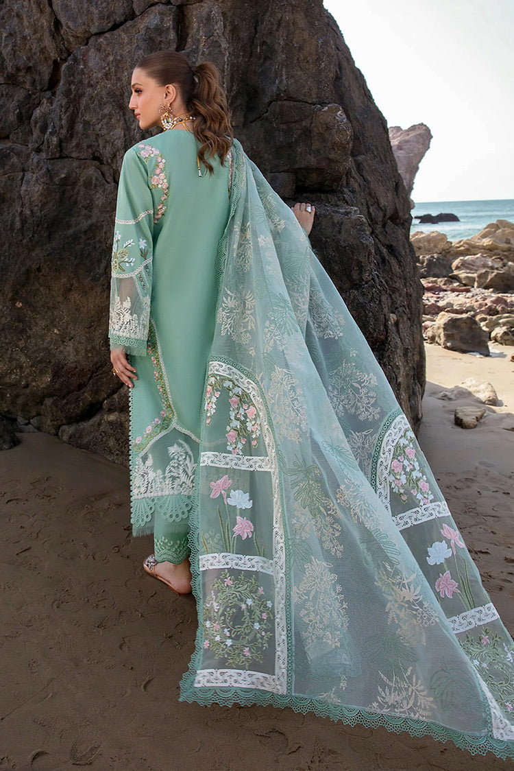 Picture of Saira Shakira by Crimson - Winds of Eden Jade Saira Shakira Luxury Lawn Collection - Available at Raja Sahib