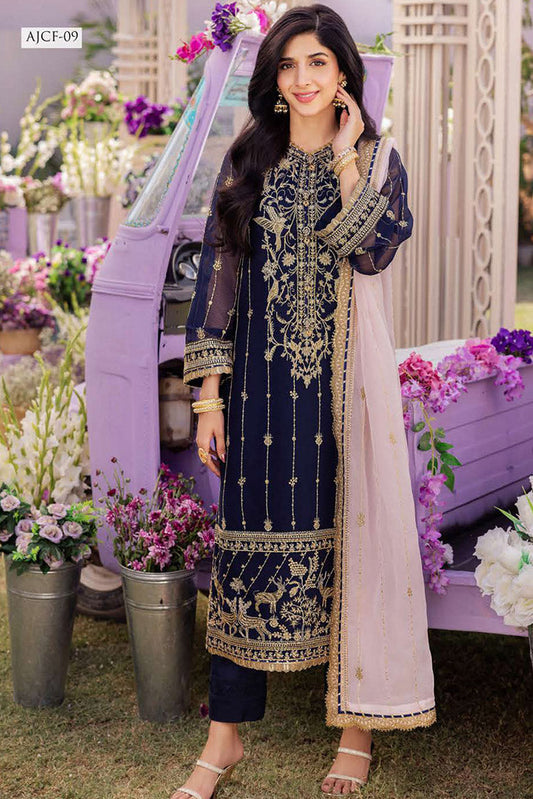 Picture of Asim Jofa - AJCF 09 Dhanak Rang Collection - Available at Raja Sahib