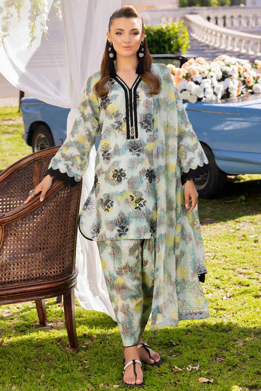 Picture of Muscari - MELC 610 Luxury Embroidered Lawn Collection Vol 2 - Available at Raja Sahib