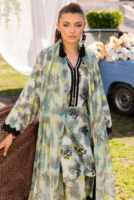 Picture of <!--pm-->Muscari - MELC 610 Luxury Embroidered Lawn Collection Vol 2 - Available at Raja Sahib