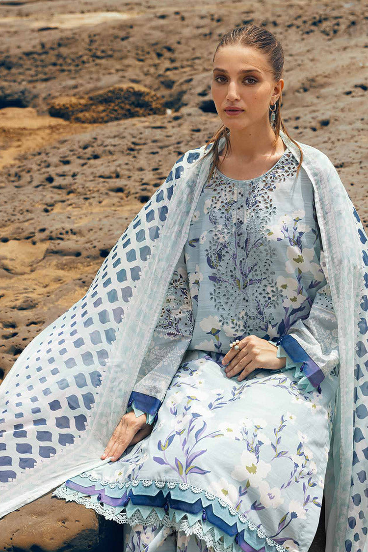 Picture of Nureh - NSG 151 Gardenia Embroidered Chikankari Lawn Collection Vol 2 - Available at Raja Sahib