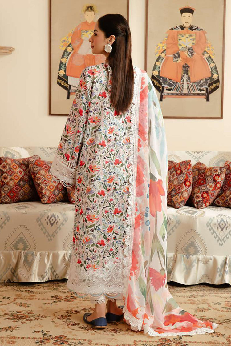 Picture of Afrozeh - Elira AL 24 V3 06 Malina Embroidered Lawn Collection Vol 3 - Available at Raja Sahib