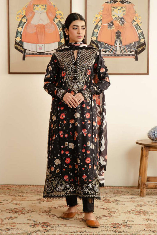 Picture of Afrozeh - Valeria AL 24 V3 07 Malina Embroidered Lawn Collection Vol 3 - Available at Raja Sahib