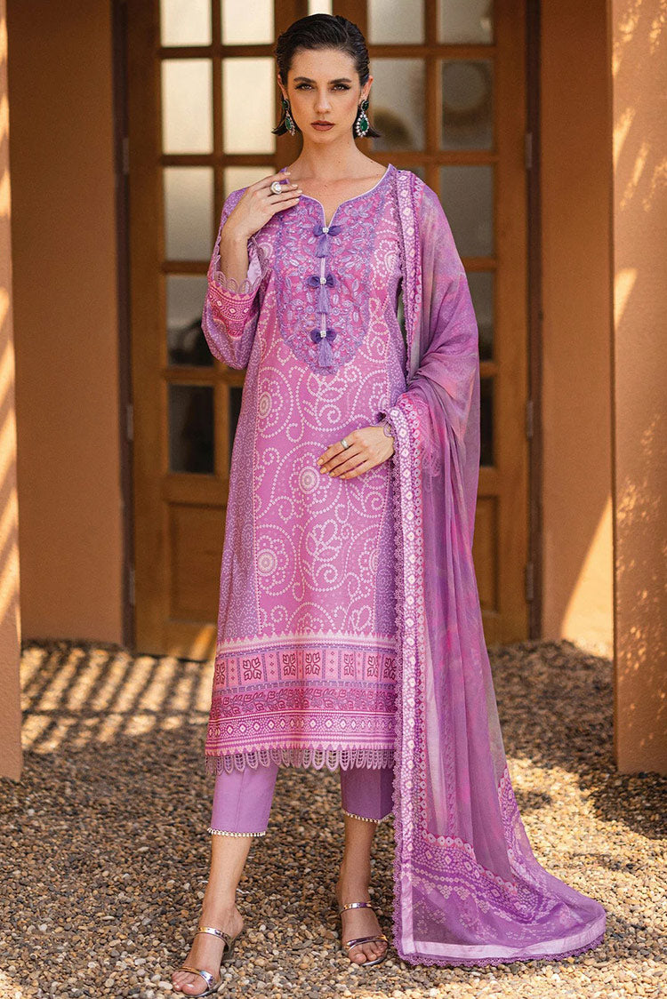 Picture of Roheenaz - RNZ 02A Azure Dream Azalea Printed Lawn Collection - Available at Raja Sahib