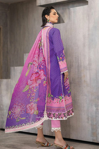 Picture of Roheenaz - RNZ 04B Luxe Bloom Azalea Printed Lawn Collection - Available at Raja Sahib