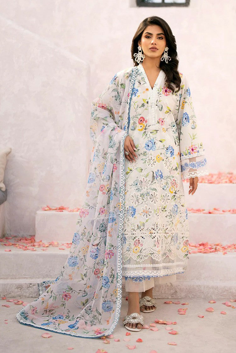 Picture of Xenia - 01 Zarifa Summer Soiree Embroidered Lawn Collection Vol 2 - Available at Raja Sahib