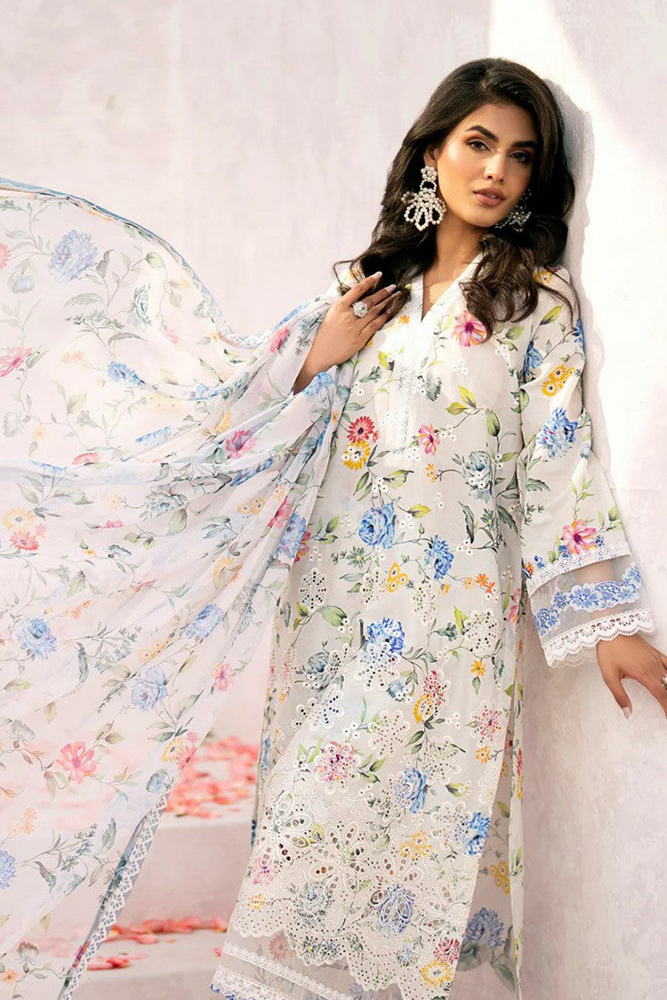 Picture of Xenia - 01 Zarifa Summer Soiree Embroidered Lawn Collection Vol 2 - Available at Raja Sahib