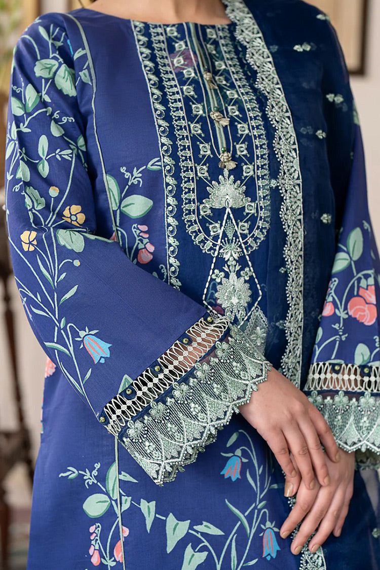 Picture of Xenia - 06 Montauk Summer Soiree Embroidered Lawn Collection Vol 2 - Available at Raja Sahib