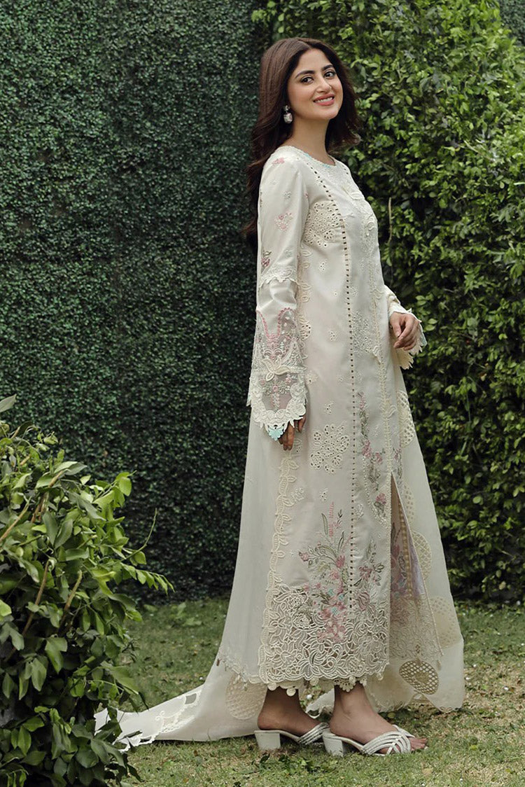 Picture of Qalamkar - PS 04 ZUHA Festive Lawn Collection - Available at Raja Sahib