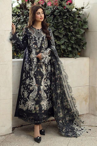 Picture of Qalamkar - PS 07 HAMNA Festive Lawn Collection - Available at Raja Sahib