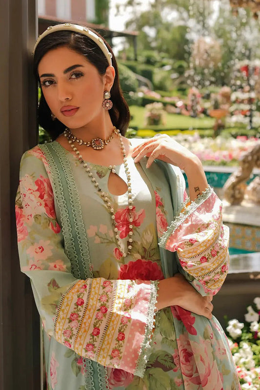 Picture of Elaf - EEP 01A Frostie Prints 2024 Printed Lawn Collection - Available at Raja Sahib