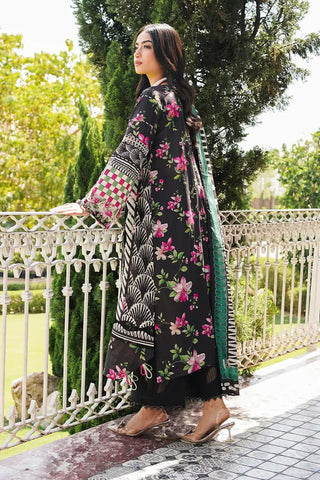 EEP 02A Dark Floral Prints 2024 Printed Lawn Collection