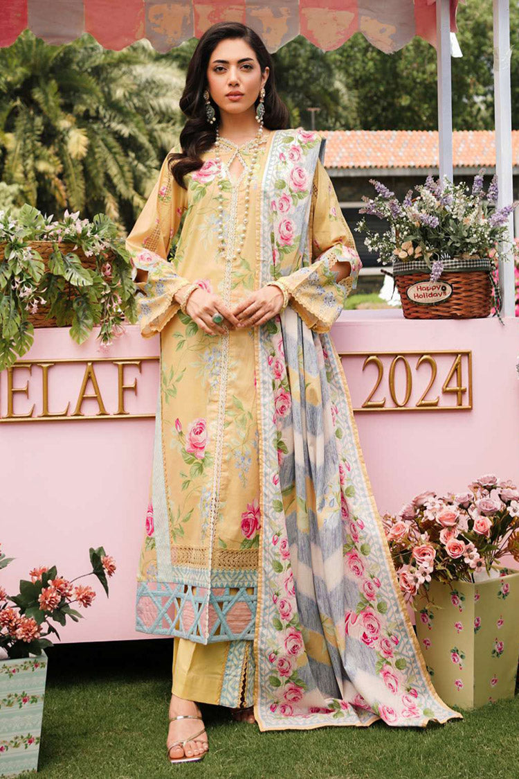 Picture of Elaf - EEP 03A Citrus Squad Prints 2024 Printed Lawn Collection - Available at Raja Sahib