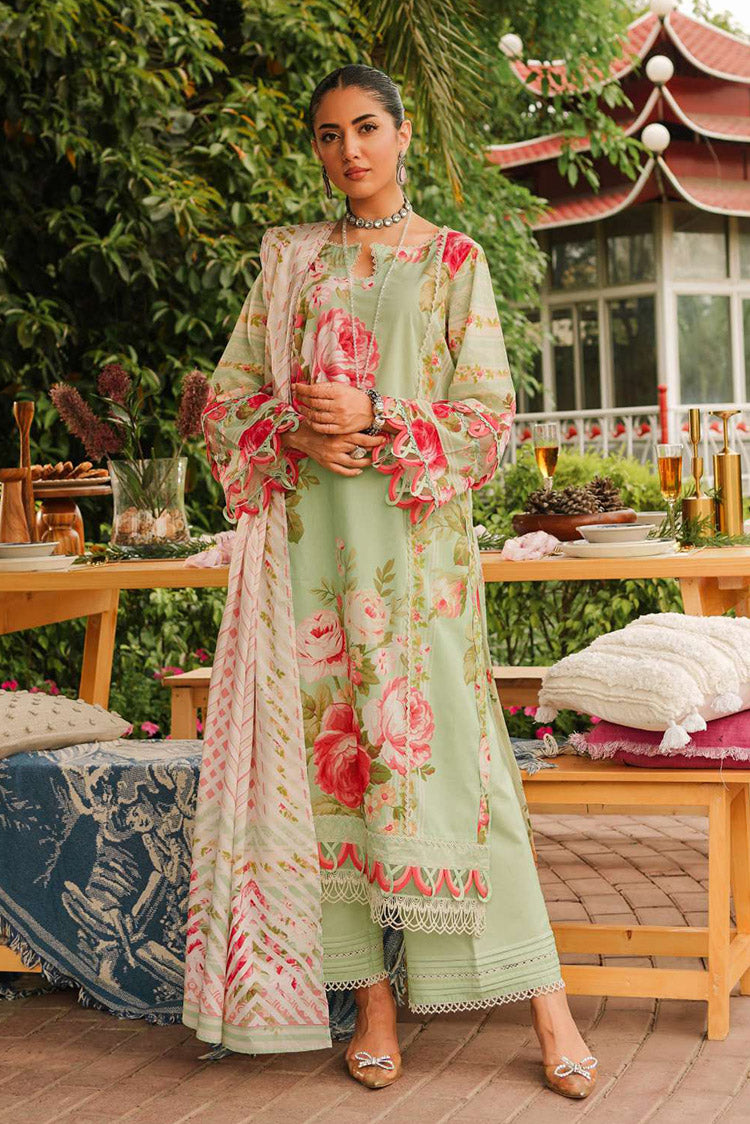 Picture of Elaf - EEP 05A Mint To Be Prints 2024 Printed Lawn Collection - Available at Raja Sahib