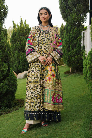 Picture of Elaf - EEP 06B Wonders Prints 2024 Printed Lawn Collection - Available at Raja Sahib