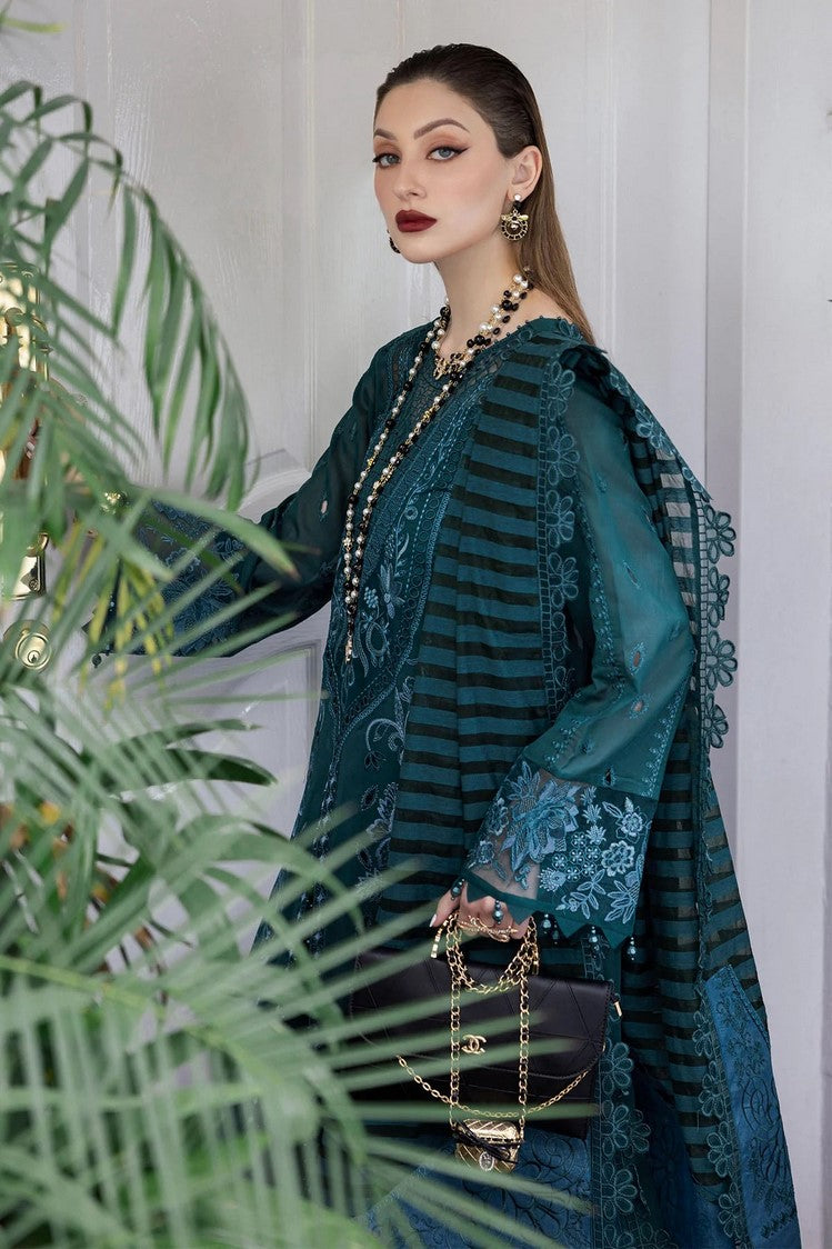 Picture of Nureh - NE 82 Mademoiselle Embroidered Swiss Voil Collection - Available at Raja Sahib