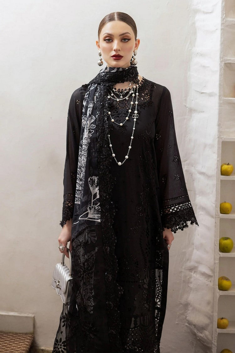 Picture of Nureh - NE 84 Mademoiselle Embroidered Swiss Voil Collection - Available at Raja Sahib