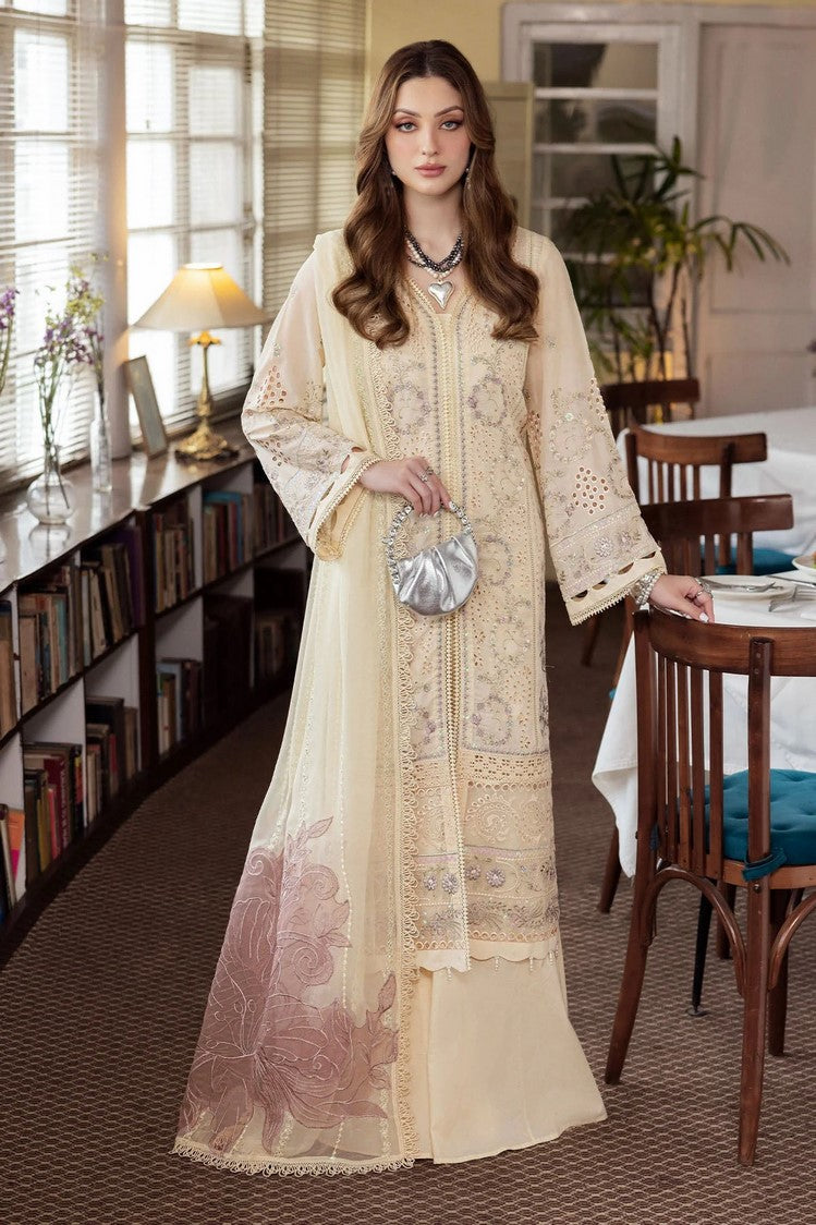 Picture of Nureh - NE 85 Mademoiselle Embroidered Swiss Voil Collection - Available at Raja Sahib