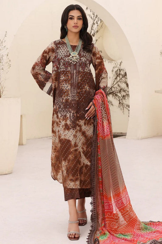 Picture of Charizma - CN4 008 Naranji Embroidered Lawn Collection Vol 1 - Available at Raja Sahib