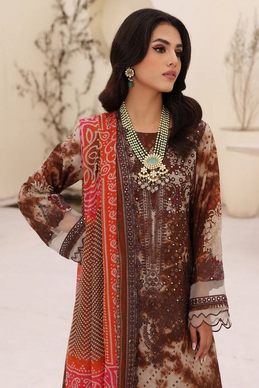 Picture of Charizma - CN4 008 Naranji Embroidered Lawn Collection Vol 1 - Available at Raja Sahib